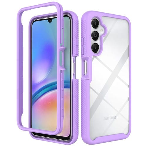Funda para Teléfono Samsung Galaxy A05S Starry Sky PC TPU a Prueba de Golpes (Púrpura)