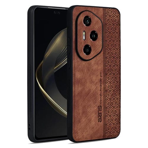 Funda para Teléfono Azns con Efecto Piel en Relieve 3D para Honor 300 Pro/300 Ultra (Marrón)