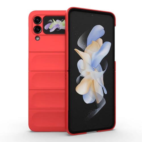 Funda para Samsung Galaxy Z Flip3 5G Magic Shield Fold PC a Prueba de Golpes (Rojo)
