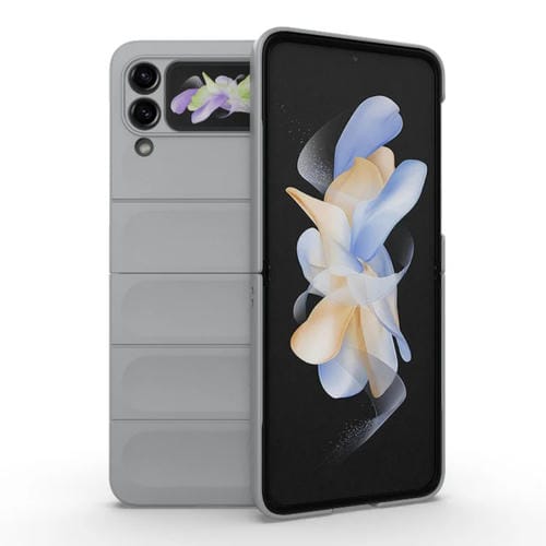 Funda para Samsung Galaxy Z Flip3 5G Magic Shield Fold PC a Prueba de Golpes (Gris)