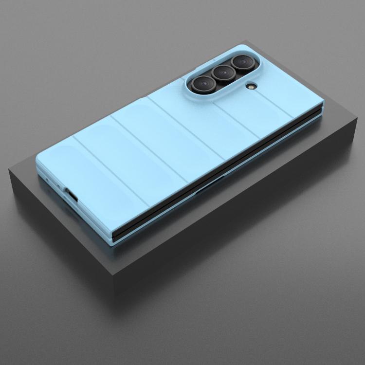 Funda plegable de PC a prueba de golpes para Samsung Galaxy Z Fold7 5G Magic Shield (azul claro)
