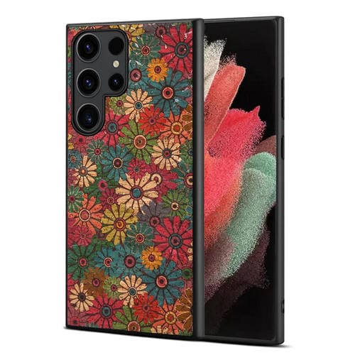 Funda para Teléfono Samsung Galaxy S21 Ultra 5G TPU Four Seasons Flower Language Series (Verde Primavera)