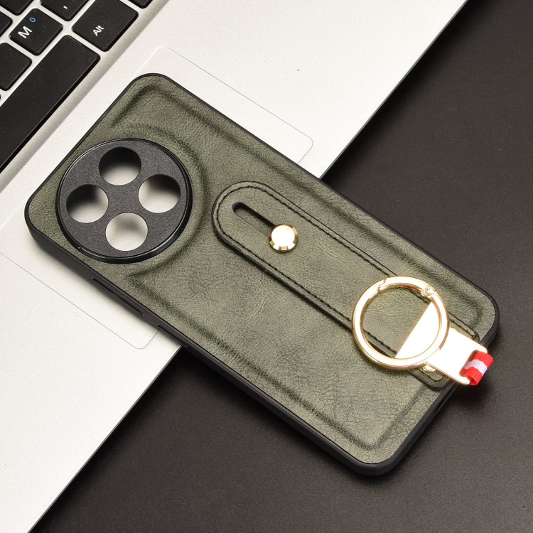 Funda de Cuero con Correa para El Cuello para Tecno Spark 30 Pro 4G (Verde)