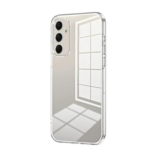 Funda para Teléfono Samsung Galaxy A24 4G con Orificio Fino y Revestimiento Transparente (Transparente)