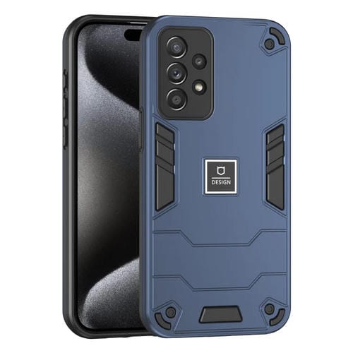 Funda para Teléfono Samsung Galaxy A52 5G 2 En 1 a Prueba de Golpes (Azul)