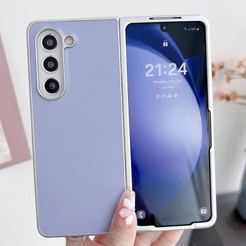 Funda para TelĂ©fono Samsung Galaxy Z Fold4 5G Charol Metal (PĂșrpura)