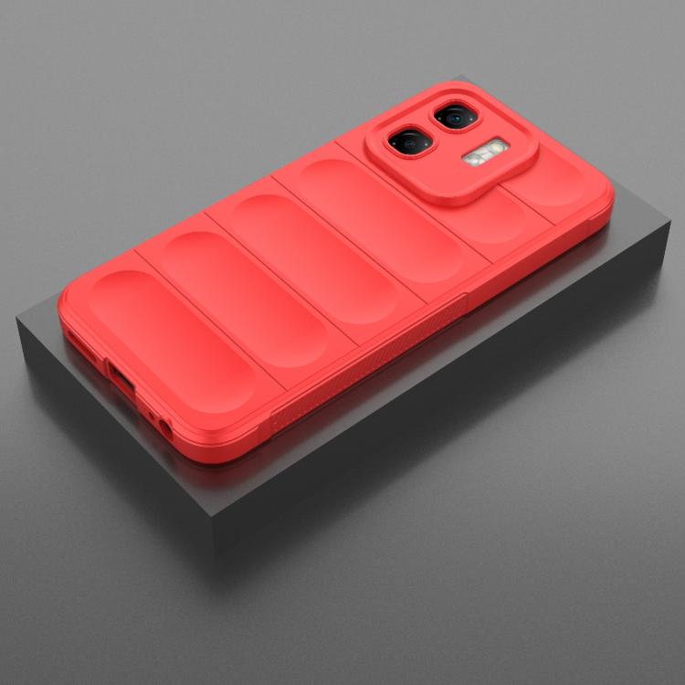 Funda TPU y Franela para Infinix Hot 50I 4G con Protección Mágica Global (Roja)