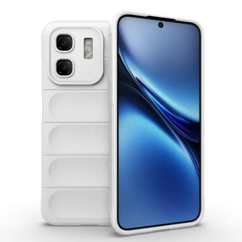 Funda TPU y Franela con Protección Mágica Global para Infinix Hot 50I 4G (Blanca)