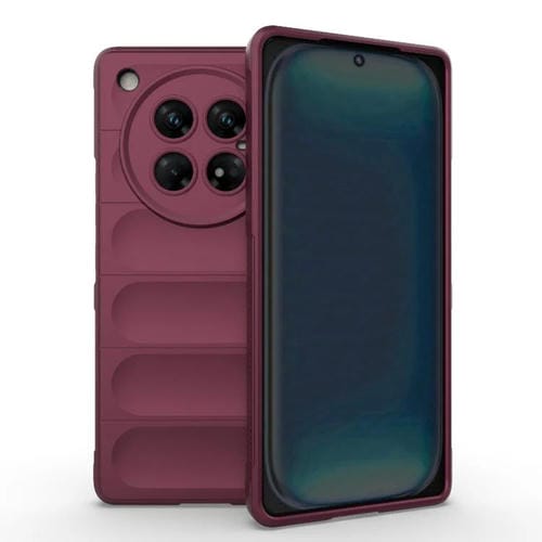 Funda TPU y Franela Protección Mágica Global para Infinix Zero 40 5G (Rojo Vino)