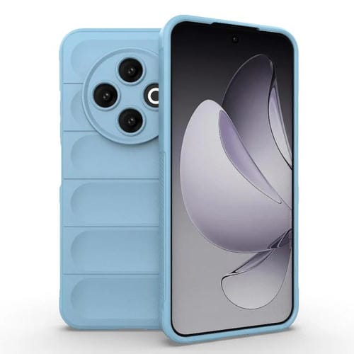 Funda TPU con Franela y Protección Mágica Global para Tecno Spark 30C 4G (Azul Claro)