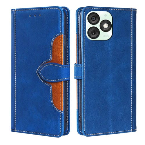 Funda de Cuero con Hebilla Magnética para Itel A50 4G (Azul) Tacto Agradable