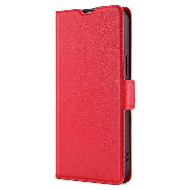 Funda de Cuero con Tapa Horizontal y Hebilla Lateral para Teléfono Itel A50C 4G (Rojo)