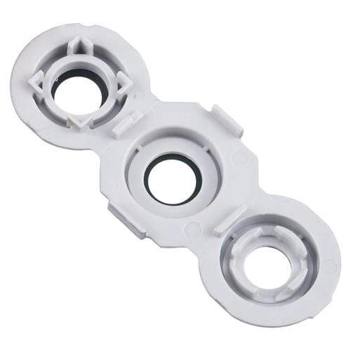 Copertura della lente della fotocamera posteriore Samsung Galaxy M55 SM-M556 (10 pezzi) (Argento)