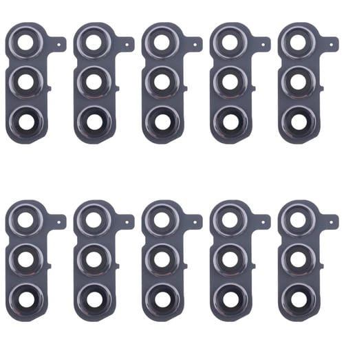 Copertura della lente della fotocamera posteriore Samsung Galaxy S24+ SM-S926B (10 pezzi) (Argento)