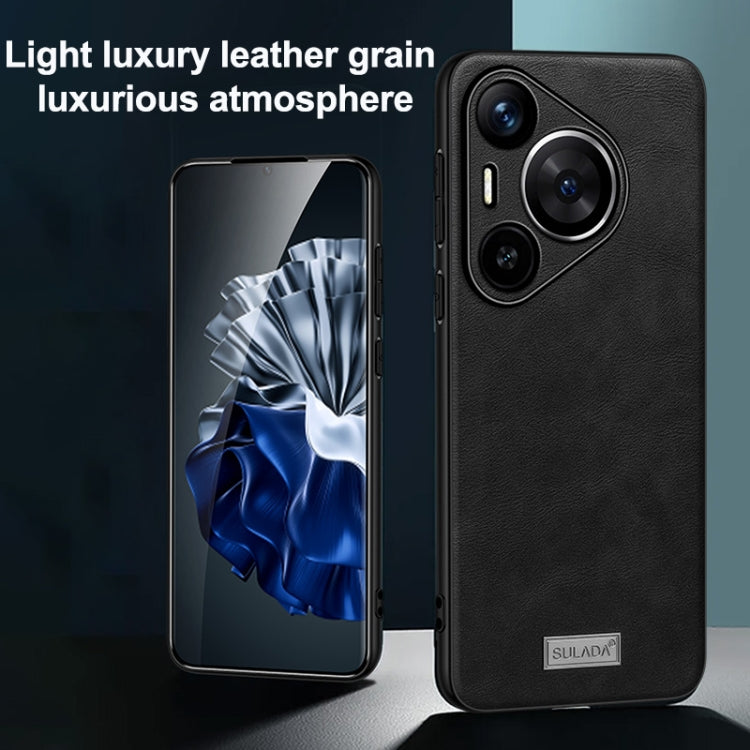Funda de Teléfono Híbrida Sulada para Huawei Mate 60 Rs Ultimate a Prueba de Golpes (Negro)