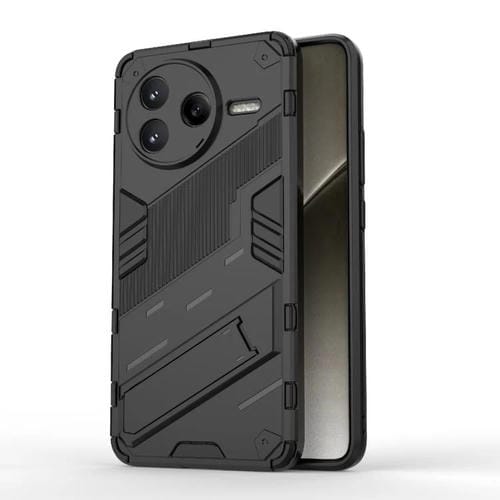 Para Redmi K80 Punk Armor 2 En 1 PC + Funda de Teléfono de TPU con Soporte (Negro)
