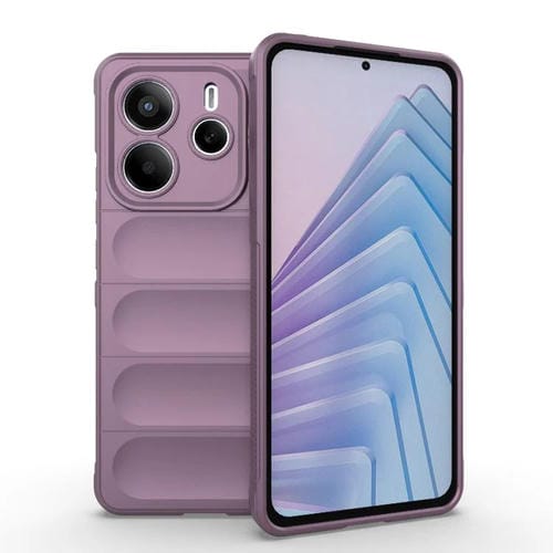 Funda de TPU + Franela Magic Shield para Redmi Note 14 5G (Morado)