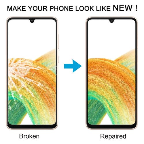 Glaslinse Außen Samsung Galaxy A33 5G SM-A336B mit Klebstoff OCA