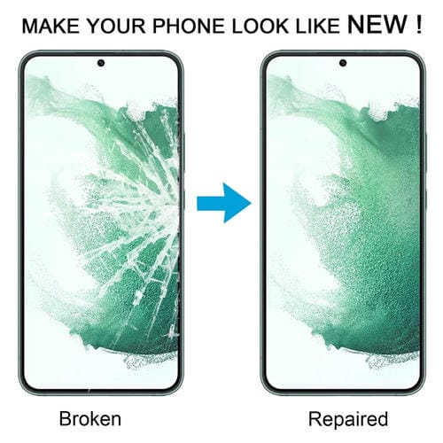 Lente de Vidro Ecrã Frontal Samsung Galaxy S22 SM-S906B com Adesivo OCA (10 Peças)