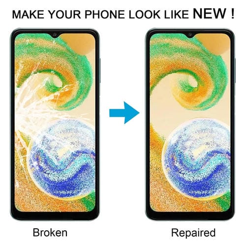 Lente de Vidrio Exterior Pantalla Frontal Samsung Galaxy A04s SM-A047F con Adhesivo OCA