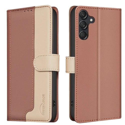 Funda Cuero Antirrobo con Protección Rfid Samsung Galaxy A26 5G (Marrón)