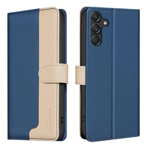 Funda de Cuero Antirrobo con Protección Rfid para Samsung Galaxy A56 5G (Azul)