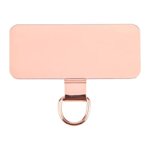 Junta de Fijación para Cordón de Teléfono Móvil Metal Rectangular (Oro Rosa)