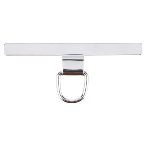 Junta de fijación de cordón metal en forma de T para teléfono móvil (Plateada)