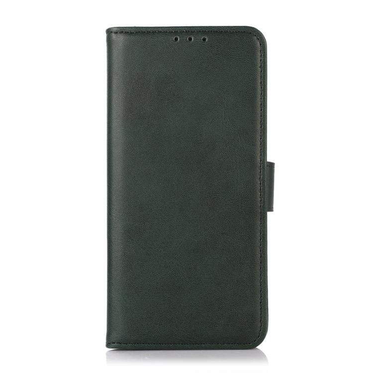 Funda de piel con tapa y textura de vaca para Samsung Galaxy XCover7 Pro (verde)