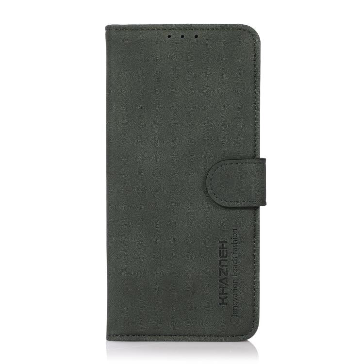 Funda de cuero con textura mate KHAZNEH para Samsung Galaxy XCover7 Pro (verde)
