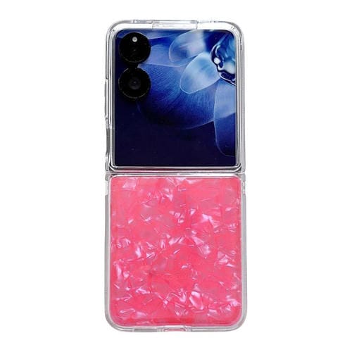 Funda con textura perlada para Xiaomi Mix Flip 2 (roja)