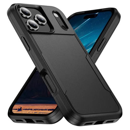 Funda Pioneer Armor de PC y TPU resistente para iPhone 17 Pro (negra)