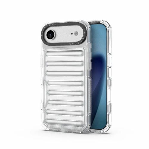 Funda híbrida de TPU y PC con airbag de alta transparencia para iPhone 17 Air (transparente)