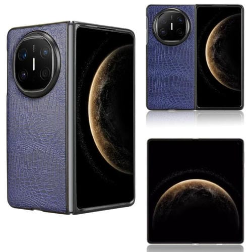 Funda Trasera Huawei Mate X6 Textura de Cocodrilo (Azul)