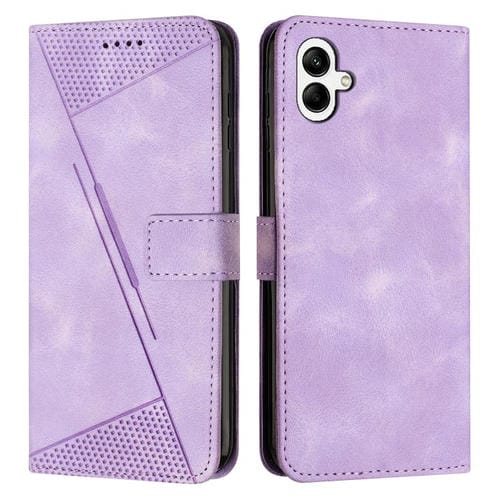 Funda de cuero triangular Dream Triangle con cordón para Samsung Galaxy A07 4G (morado)