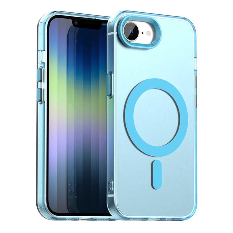 Funda Híbrida TPU y PC Candy con Protección Magsafe para iPhone 16E (Azul)