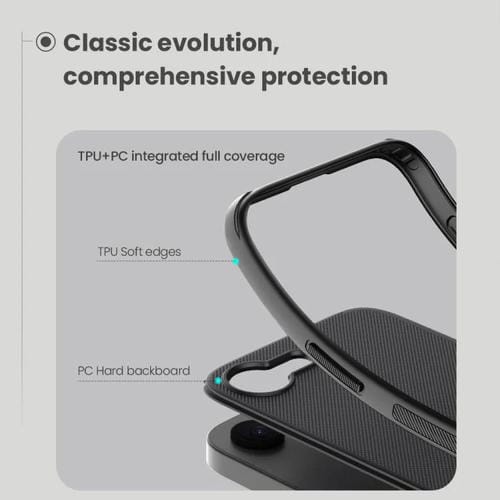 Funda Magnética para iPhone 16E Nillkin Frosted Shield Pro Magsafe (Negra)