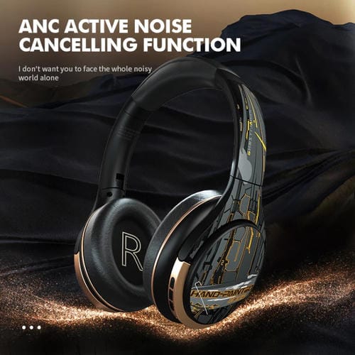 Auriculares Inalámbricos Bluetooth A6 Anc Gaming Studio (Negro)