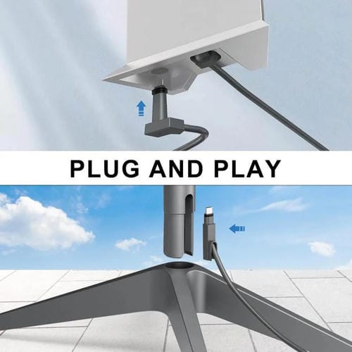 Cable de Conexión Ethernet Cat5E Sl201 para Starlink Gen2, Longitud 3 Metros