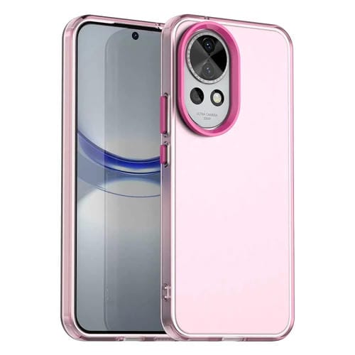 Funda Híbrida TPU para Huawei Nova 12 Candy PC a Prueba de Golpes (Roja)