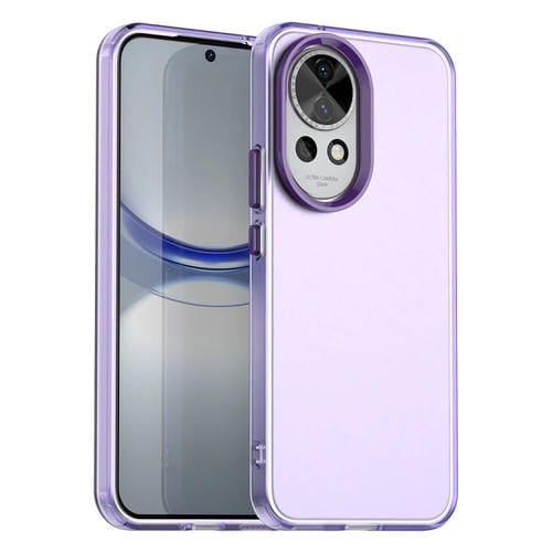 Funda híbrida TPU a prueba de golpes para Huawei Nova 13 Candy PC (Morado)