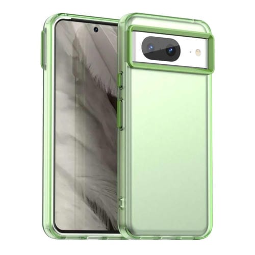 Funda Híbrida TPU para Google Pixel 8 a Prueba de Golpes Candy PC (Verde)