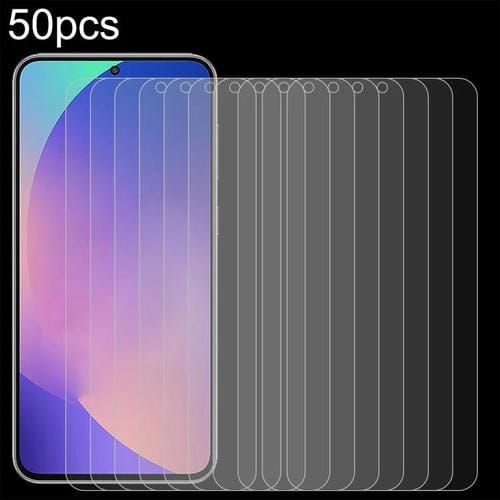 PelĂcula de vidrio templado 9H 2.5D de 0,26 mm para Samsung Galaxy M36 5G (50 unidades)