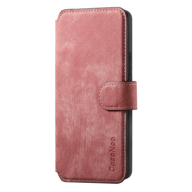 Funda Neo Magsafe Rfid Antirrobo de Cuero Retro para Realme Gt7 Pro (Rosa)