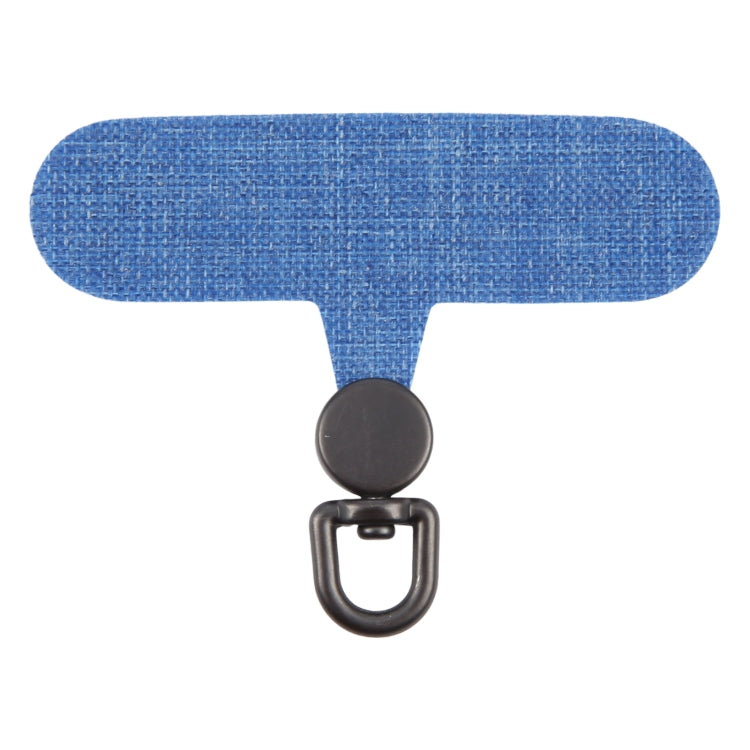 Junta de Fijación para Cordón de Teléfono Móvil con Rotación 360 Grados (Azul Oscuro)