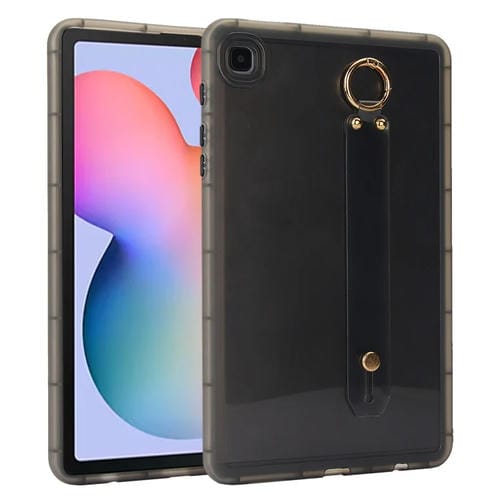 Funda híbrida TPU suave para Tablet Samsung Galaxy Tab S6 Lite 2024/2022 con Soporte para Pulsera (Negro)