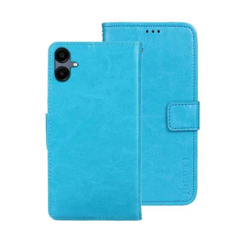 Funda Cuero Textura Crazy Horse Samsung Galaxy A06 4G (Azul Cielo)