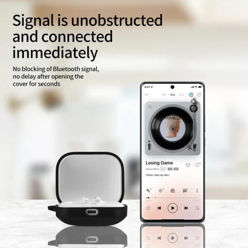 Funda Protectora Silicona para Auriculares Xiaomi Redmi Buds 6S y 6 Lite (Rosa)