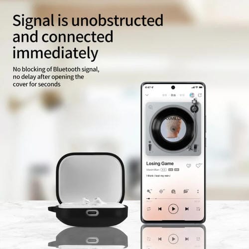 Funda Protectora de Silicona para Auriculares Xiaomi Redmi Buds 6 (Rosa)