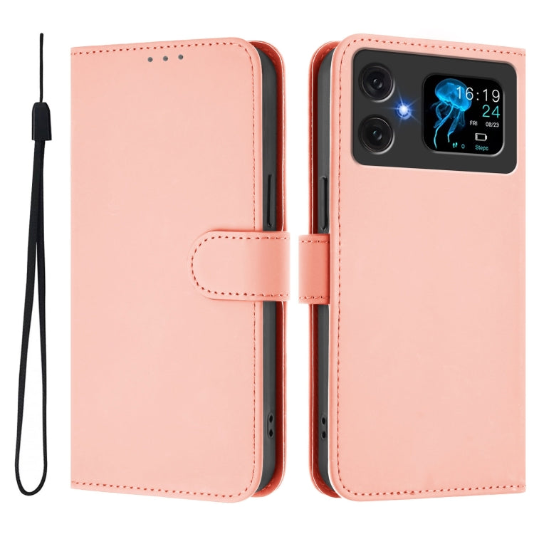 Funda de Piel Sintética para Cubot A20 con Cordón y Tacto Suave (Rosa)